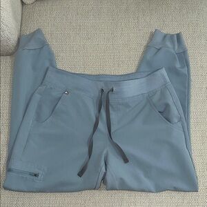 Figs Dusty Blue Scrub Pants